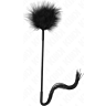Silicone Whip KINK 47 cm with Feathers for Tickle Play