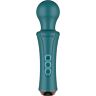 Personal rechargeable green XOCOON wand - powerful and lightweight with 10 vibration patterns