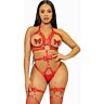 Red Vegan Harness
