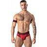 LOCKER GEAR Sport Mesh Jock Brief Red XL