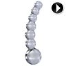 Crystal Massager ICICLES N. 66 with Graduated Bead Shaft