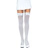 Leg Avenue Hosiery Nylon Thigh Highs with Bow