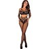 Fishnet Tights Livco Corsetti Faxandra with Lace Belt