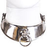 Metal Hard Submission Collar with Ring for Men