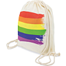Cotton Backpack PRIDE with Flag Design