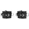 KINK Heavy Wrist Restraints with Black Fur Lining
