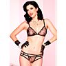 Lingerie Set Leg Avenue Elegant M/L with Floral Print