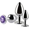 Metal anal plug set S Pleasures Metal Metal MAX