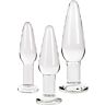 Glass Anal Plugs Pack — S Pleasures APOLLO
