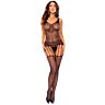 Bodystocking Passion BS119 Floral Design