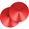 Nipple Covers OHMAMA FETISH Red Circle Shape