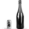 ALL BLACK Bottle 39.5cm Buttplug Champagne Shape