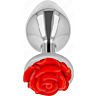 Anal Plug KINK Rose Red Size L with Elegant Design