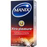 Manix Xtra Pleasure Ribbed Condoms – 12 Pack