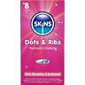 Skins Dots & Ribs Premium Condoms 8-Pack for Enhanced Pleasure