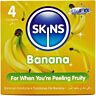 SKINS Premium Banana Condoms Pack of 8 - Fun Flavour