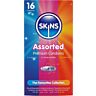 Assorted Condoms SKINS Pack 16 with Vanilla Scent