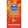 SKINS Ultra Thin Condoms Pack 8 - Enhanced Sensitivity