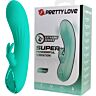 Vibrator Pretty Love DJ Stick with Clitoral Stimulator