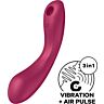Suction Vibrator SATISFYER CURVE TRINITY 1 Air Pulse Vibration