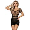 Dress SUBBLIME 951917 Short Black Crochet Grill