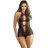 Teddy Sublime Bodies L/XL Halter Neck Lace