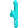 Pretty Love Rabbit Vibrator 4 in 1 for Dual Stimulation