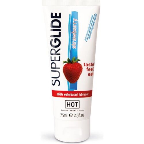 Edible Lubricant HOT Strawberry 75ml - Sweet Sensation