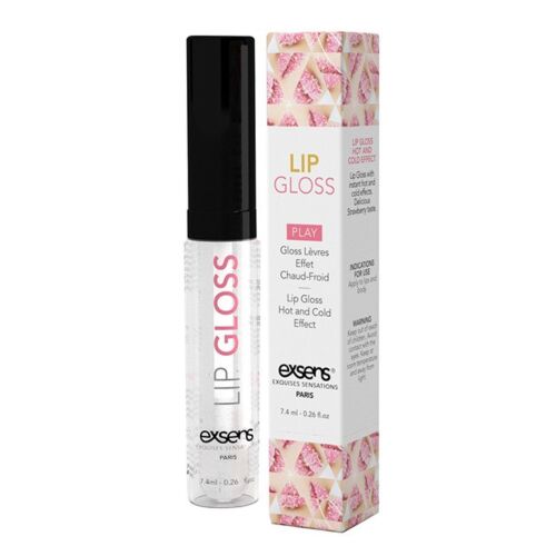 Lip Gloss Exsens Hot Kiss Cold Effect Strawberry 7ml