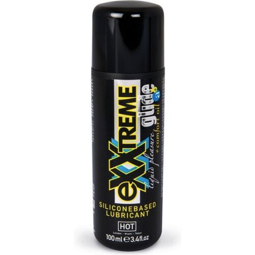 Silicone Lubricant HOT EXXTREME GLIDE with Comfort Oils