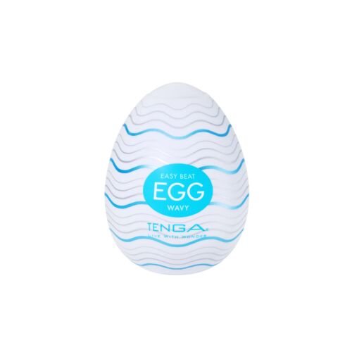 Masturbator Tenga EGG Wavy with Textured Interior