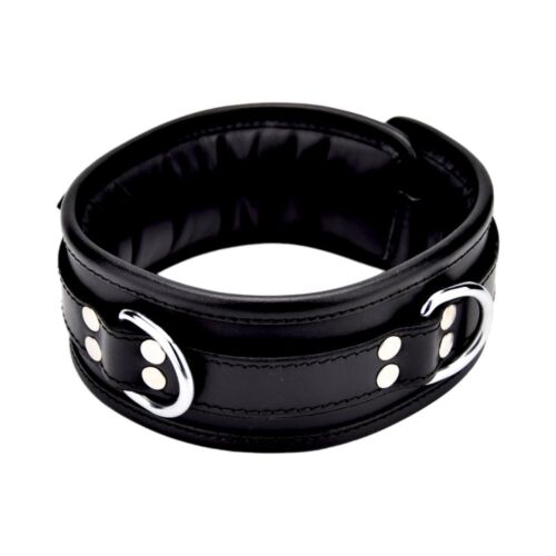 Restraint BOUND Leather Collar Adjustable Design