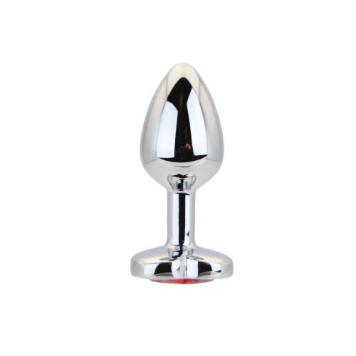 Butt Plug Toosh Heart Shaped Small with Jewelled Base