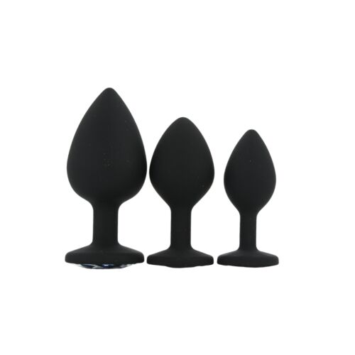 Butt Plugs Toosh Set of 3 Clear Stone