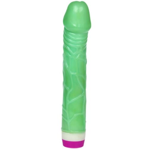 Waves of pleasure vibrator green 23 cm