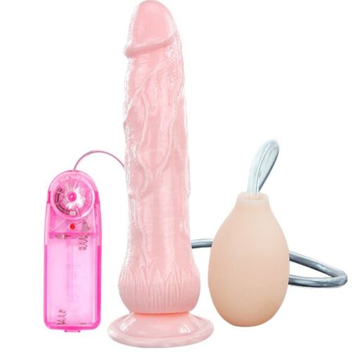 Vibrating dildo fountain squirt function