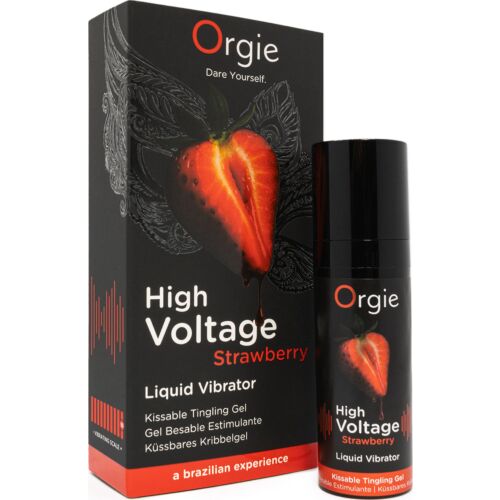 Stimulating Gel Orgie High Voltage - Strawberry Flavour