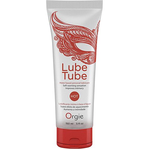 Water-Based Lubricant Orgie Lube Tube Hot with Warming Effect