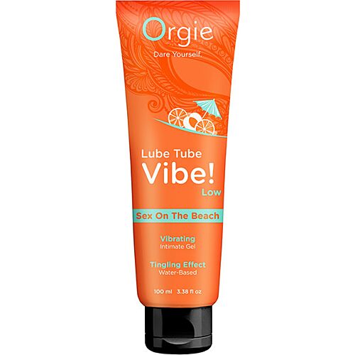 Kissable Intimate Gel Orgie LUBE TUBE VIBE with Vibration