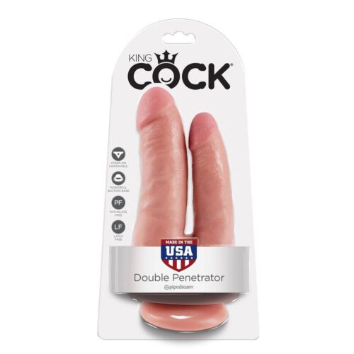 Double Penetrator King Cock Dildo for Realistic Pleasure