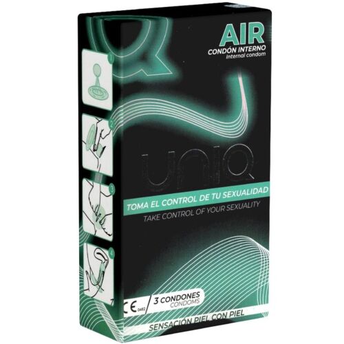 Female Condom UNIQ Air - Hypoallergenic and Latex-Free