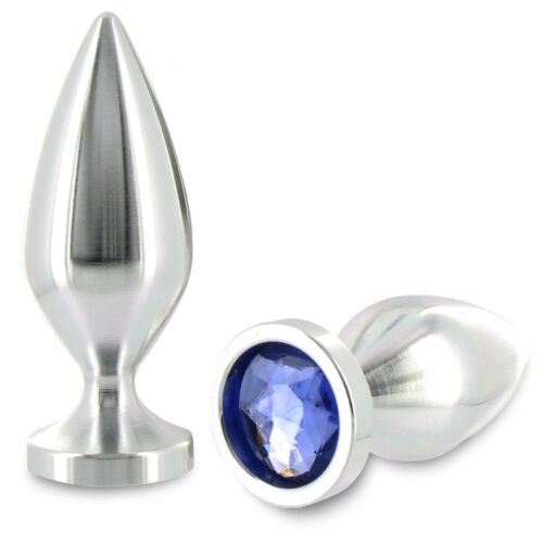 Anal Plug Metal Hard Aluminium Large - 10.16 cm