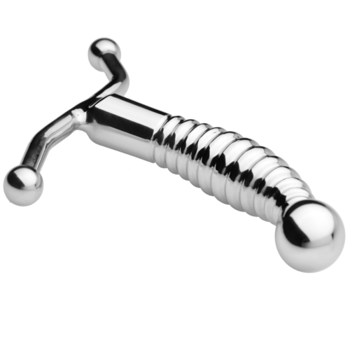 Prostate Massager Metal Hard - Ergonomic Steel Design