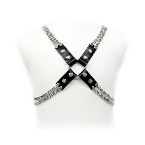 Leather Body Chain Harness by Leather Body - Adjustable Fit