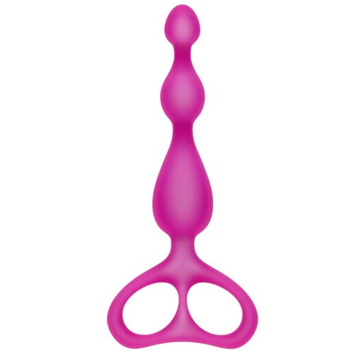 S Pleasures Shorty Plum Anal Beads for Beginners