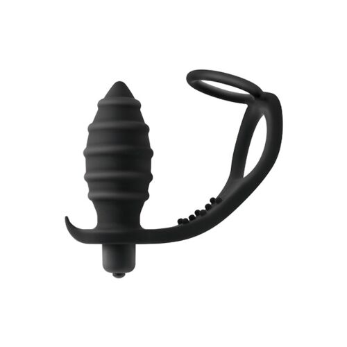 S Pleasures Throttle vibrating anal plug with rings