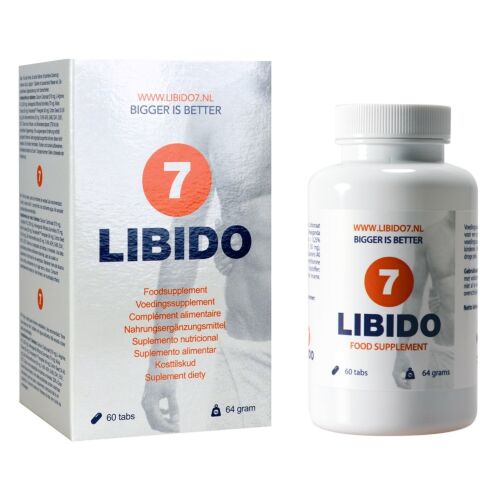 Libido7 Penis Enlargement Tablets 60 Pack Natural Growth Support