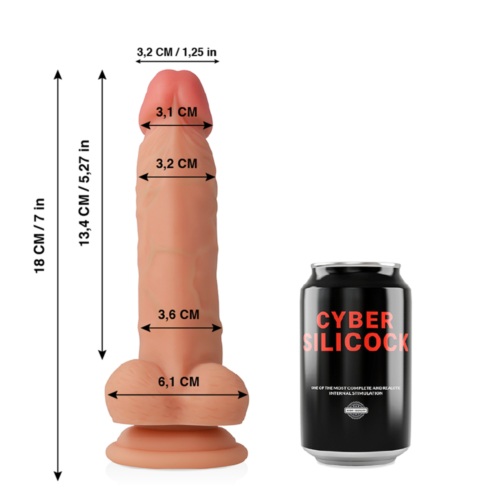 Dildo CYBER SILICOCK Jude - Realistic Liquid Silicone