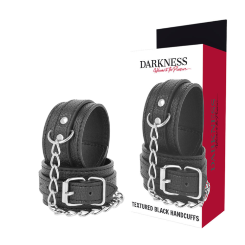 Dark Leather Handcuffs