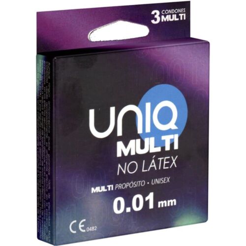 UNIQ MULTI Non-Latex Condoms | Ultra-Thin, Natural Sensation